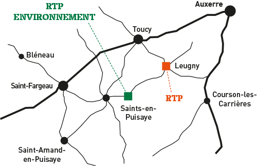 Plan d'accès - Rousselat Travaux Publics